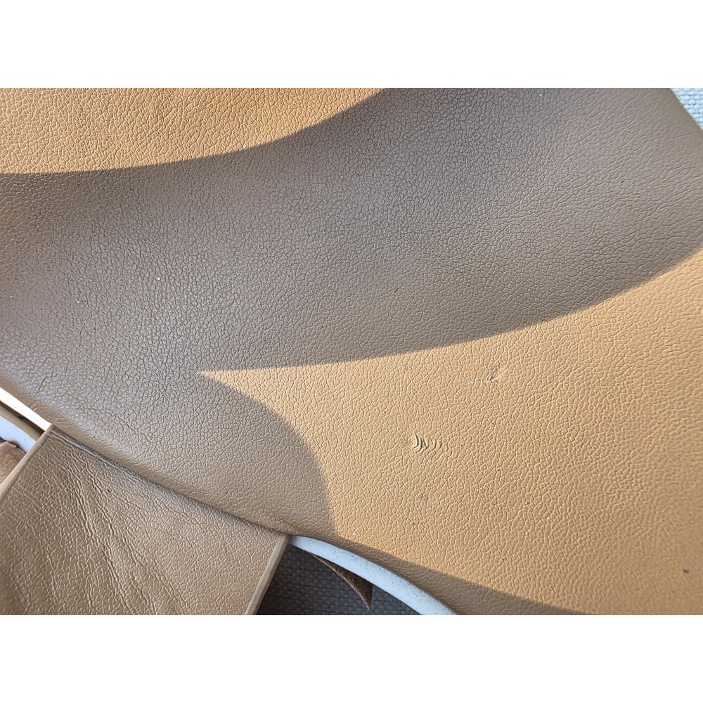 Marc Fisher Gordy Size US 9.5M Women's Strappy Wedge Sandals Dark Natural - Picture 13 of 15